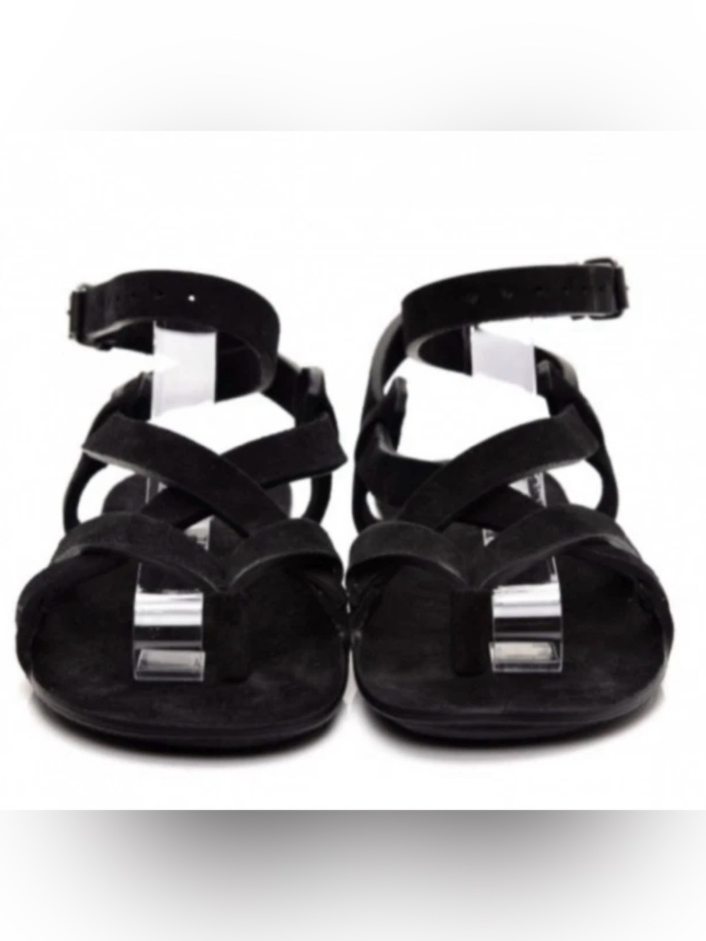 Saint Laurent “Culver” Black Suede Gladiator Sandals NIB - Picture 3 of 6